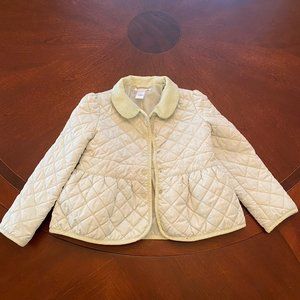 Janie and Jack girl's quilted Barn Coat